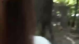 Voyeur follows numerous babes to film outdoor peeing
