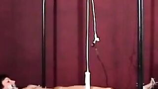 Sexy teen in bondage scene