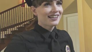 Trans police officer here to the rescue