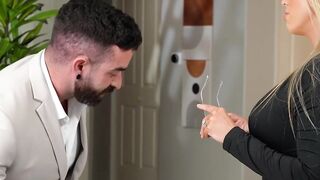 hot blonde trophy wifey, Cookie, happily accepts a