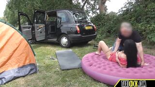helping the adorable dark haired with huge titted