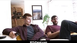 Huge Boobs Blonde mom Step Cougar Claudia Valentine Anal Boned
