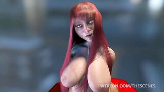 3D Porn Animated Anime Big Boobed sluts PussyFucking