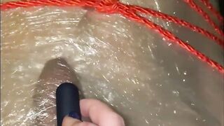Amateur Fem Dom Sub - Plastic Wrap and Rope Fetish -