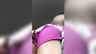 Dread Fellatio got her Twat Ate into the Vehicle !!