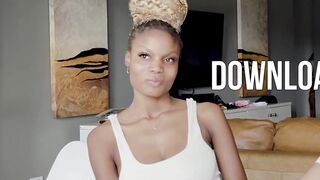 Big boobs African girl enjoys rough sex with her new big dick white friend