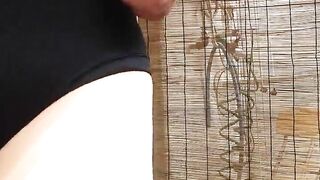 Volleyball Shorts: Asian Crossdresser Strips