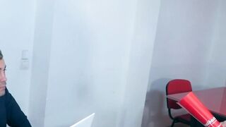 Ricky Blue large cock puts into good use after pounding Robbie Rojo
