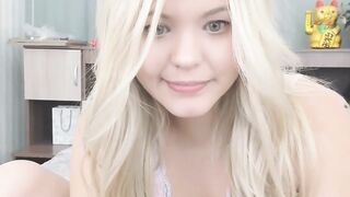 Cute Teen Blonde With Big Natural Tits On Webcam