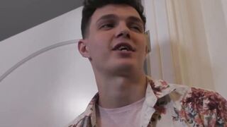TS got shocked of friends stepbrothers big cock