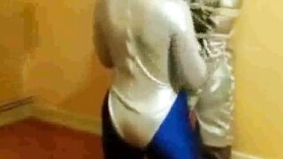 Spandex and hogtied (Amateur Femdom with Jade)