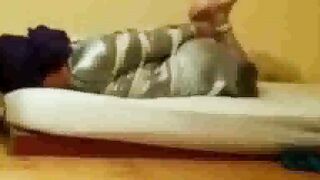 Spandex and hogtied (Amateur Femdom with Jade)