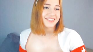 Hot Teen Nurse Masturbates On Webcam