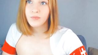 Hot Teen Nurse Masturbates On Webcam