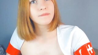 Hot Teen Nurse Masturbates On Webcam