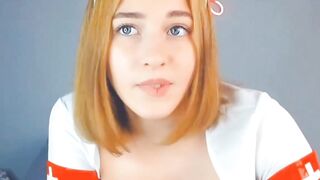 Hot Teen Nurse Masturbates On Webcam