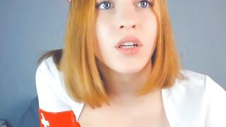 Hot Teen Nurse Masturbates On Webcam