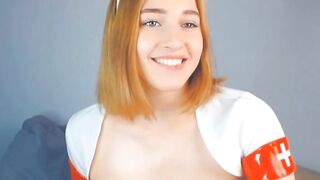 Hot Teen Nurse Masturbates On Webcam