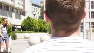 Horny strangers Finn Harper and  Brandon Hooper end up fuck bareback