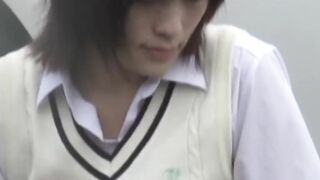 Lady in skirt wipes her pussy after accidentally peeing