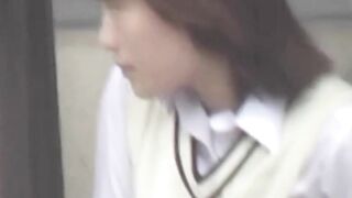 Lady in skirt wipes her pussy after accidentally peeing