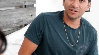 Babe in bikini Scarlett Rosewood arouse her stepbro so she can get fucked
