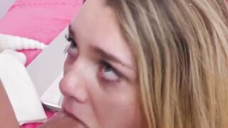 Slutty teen Gabbie Carter empties stepbros cock to keep her secret safe