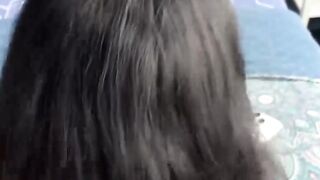 Amateur Filipina with no condom in doggie - rock hard raunchy sex!