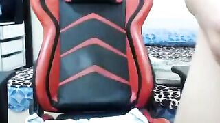 Romanian Amateur Twink Strokes Big Cock on Webcam 2