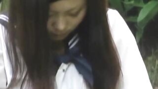 Voyeur cant stop filming this lusty Japanese babe fingering
