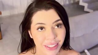 Sexy slut rails massive manhood in bedroom, films it all and shows wifey -