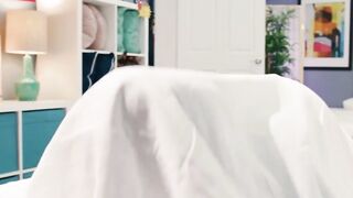 Two TS bed buyer test it first to hot store clerk