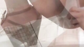 Japanese ladies taped flashing tasty twats while peeing