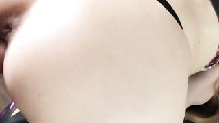 Huge Pussy Lips Filled with Cum - Doggy, Missionary, POV