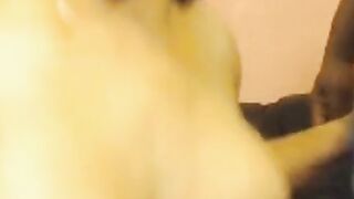 Ebony Amateur Couple's Steamy Sex Session on Webcam