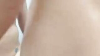 Amateur Couple's Steamy Standing Sex Session