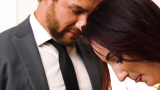 Hot fiance Doxy does the unspeakable with hubby's boss'