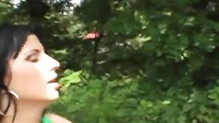 Lusty offering for public sex