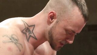Chiseled Jessie Colter machine dildo Dirk Caber after cock riding him