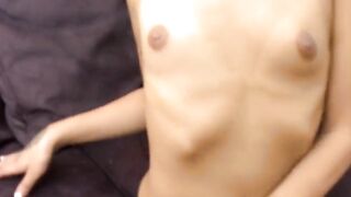 Undecent teen sucks a cock