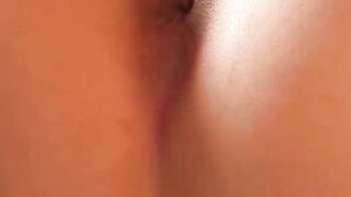 Missionary POV! Close-up beaver poke with a hot, running in rivulets moist girl.