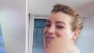 Sitting my ass on a huge dildo just for you