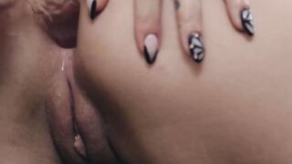 Horny lesbian wears strap on and fucks maids ass