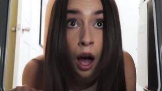 Horny lesbian wears strap on and fucks maids ass