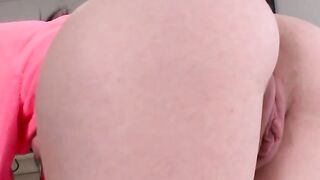 Cock drives in teen pussy