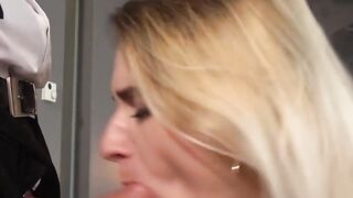 Blonde Melina May fucks Pascal White while husband watches