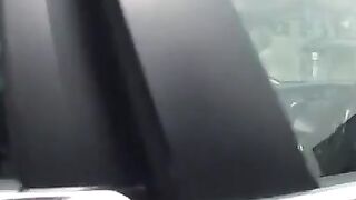 Teen gives hand and blowjob