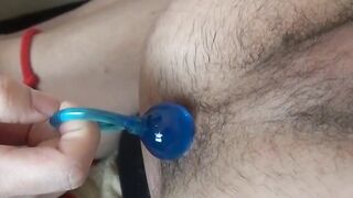 Hisokas Japanese ass filed with sex toys and Fujis elongated dick