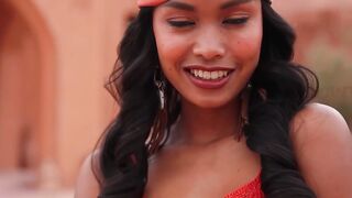 Cowgirl Putri Cinta is Showing Off Her Small Cunt Public The Cabin