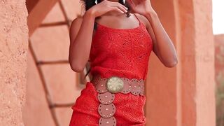 Cowgirl Putri Cinta is Showing Off Her Small Cunt Public The Cabin
